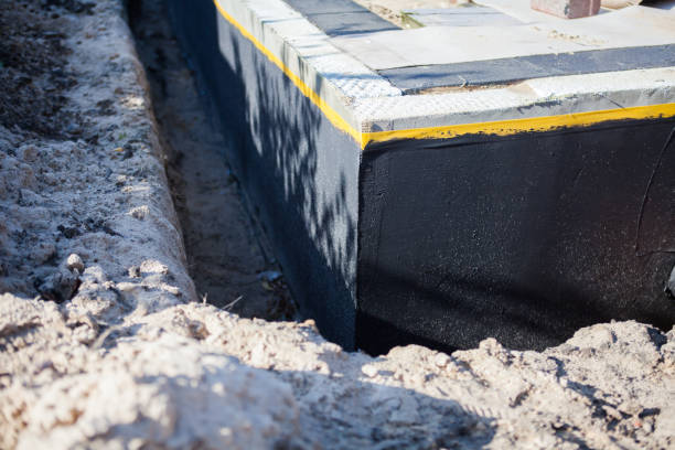 Residential Waterproofing installation at a North Bergen, NJ home by SJ Waterproofing Pros